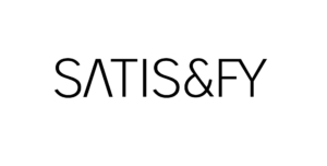 satis fy logo full black