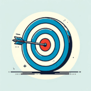 DALL·E 2023 11 12 18.19.41 Simplified and visually appealing comic style illustration in the style of Herge depicting a bullseye or a perfect hit. The image should focus on t